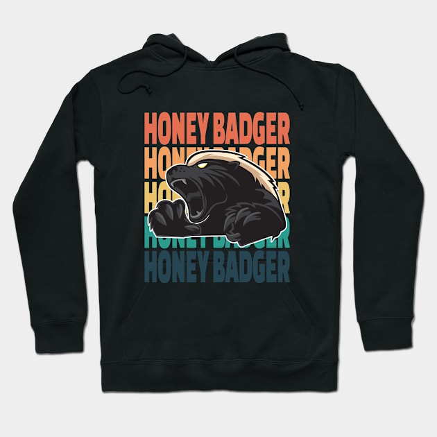 Honey Badger - Honey Badger Hoodie by Kudostees